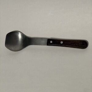 Vernco Stainless Steel Ice Cream Spade Wood Handle Vintage Japan Kitchen Tool